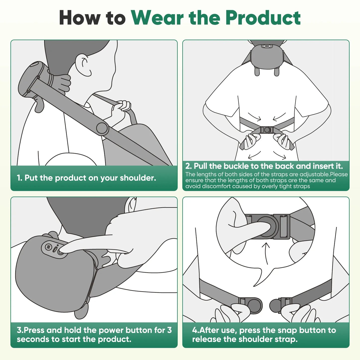 Electric 3D Kneading Neck & Shoulder Massager, Heat, Wireless, Portable, Deep Tissue Pain Relief (2026 Upgrade)