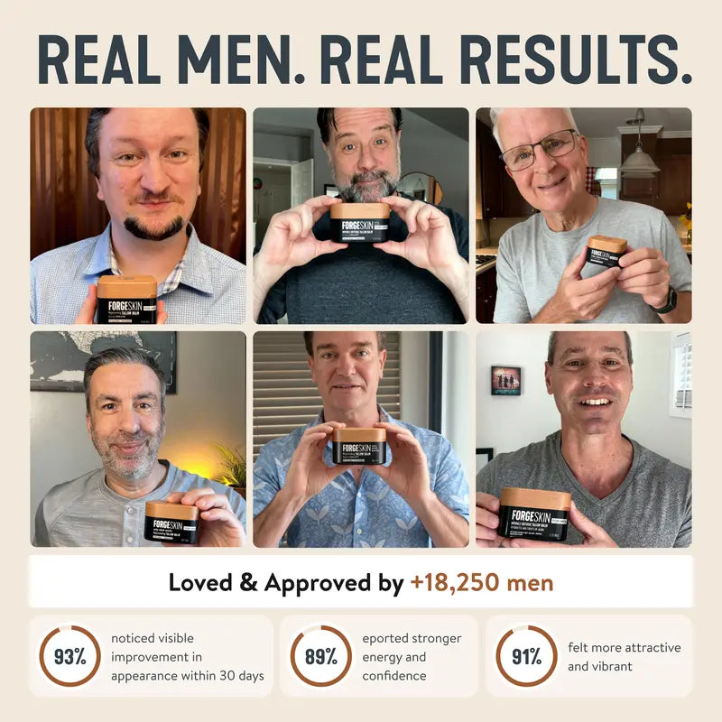 Tallow Anti-Aging Face Balm for Men – Hydrating & Firming Moisturizer for Dry Skin